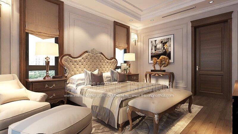 Giường ngủ có chân Giường ngủ có chân