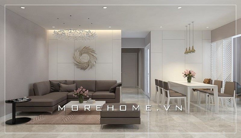 Bàn trà với kiểu dáng thiết kế đơn giản nhưng vô cùng độc đáo ấn tượng và có 1 sức cuốn hút lớn đối với các gia chủ.