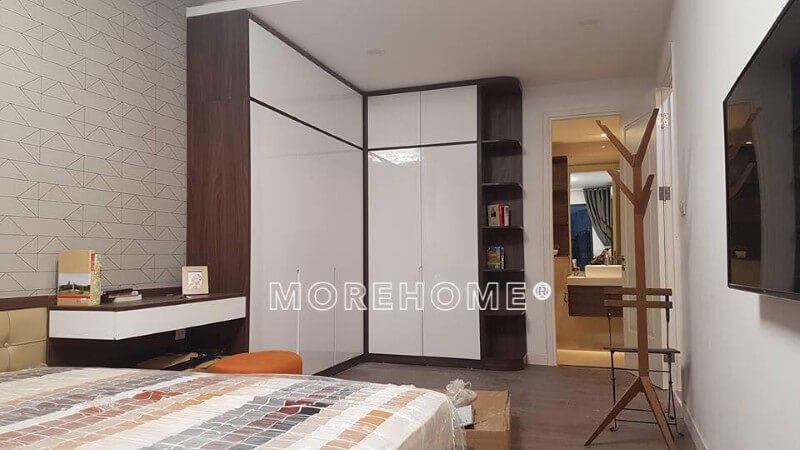 Thi công lắp đặt hoàn thiện sản phẩm tủ quần áo hiện đại tại chung cư Imperia sky garden Minh Khai Hai Bà Trưng Hà Nội